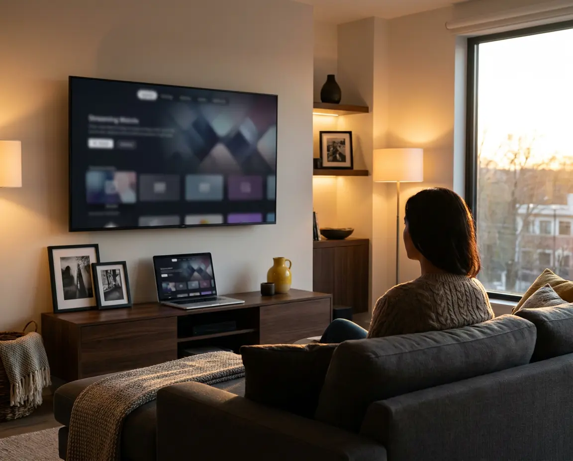 IPTV Smarters Pro sur Windows relié à une TV